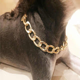 Huisdier Sieraad Dikke Gouden Ketting Halsband