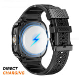 Rugged Roestvrijstalen Behuizingsset voor Samsung Galaxy Watch Ultra