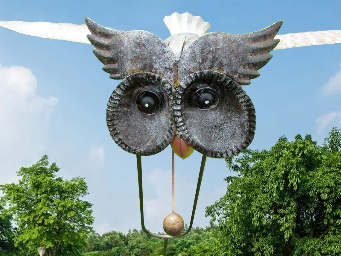 Metalen windgong in de vorm van een vogel - Decoratief tuinornament