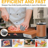 Schleifstein-Set EdgeCraft DuoSharp | Diamantsteen met Magnetische Bevestiging | 15° & 20° Slijphoek | Hout & Metaal