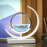 SandLight 3D Zandtafellamp – Ontspannend Design met Bewegend Zand