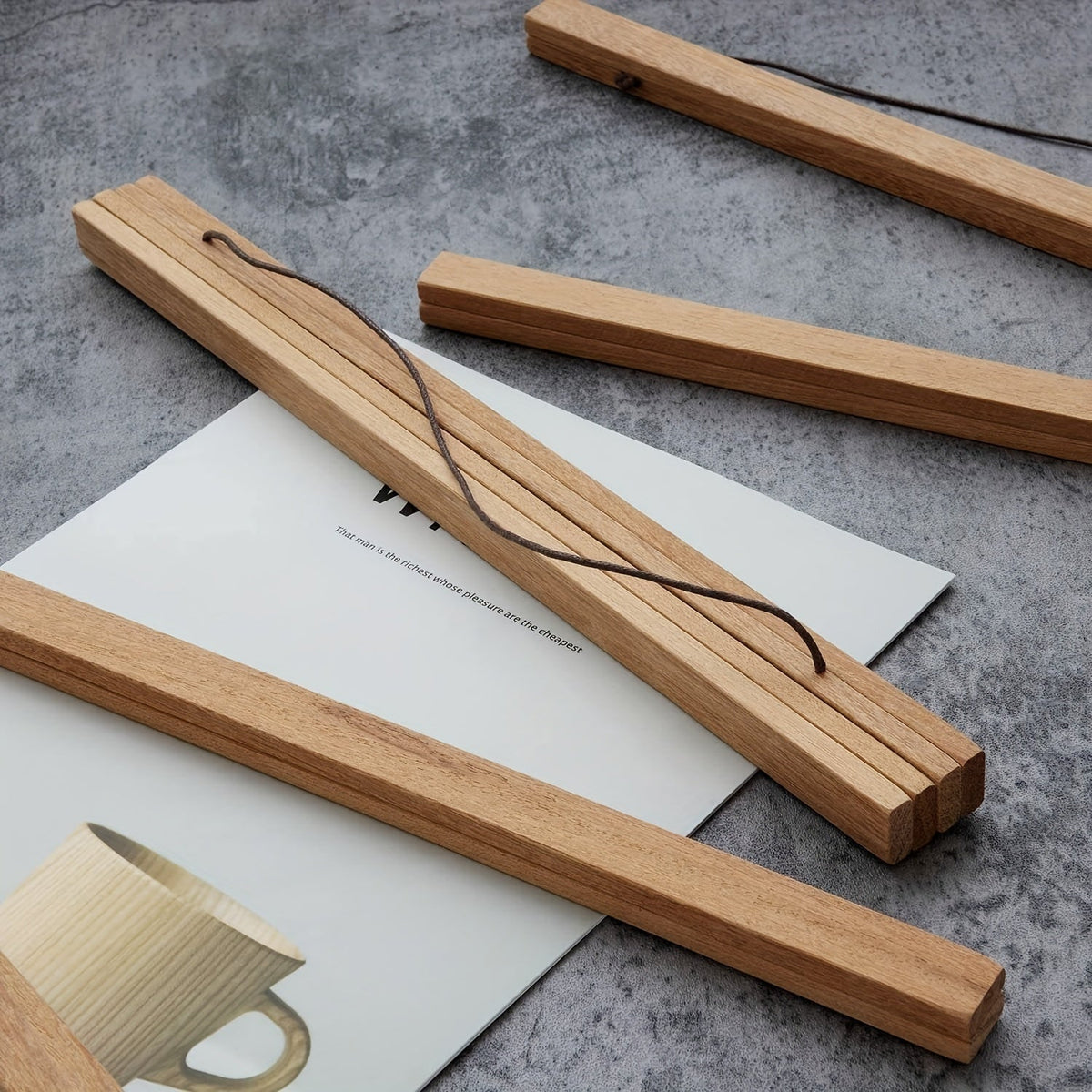 Magnetische Houten Posterophanger – Eenvoudige en Stijlvolle Wanddecoratie