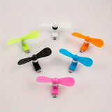 Mini Draagbare Telefoon Ventilators – Type-C Connector met Verstelbare Hoek