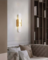 Moderne Wandlamp - Albast & Metaal