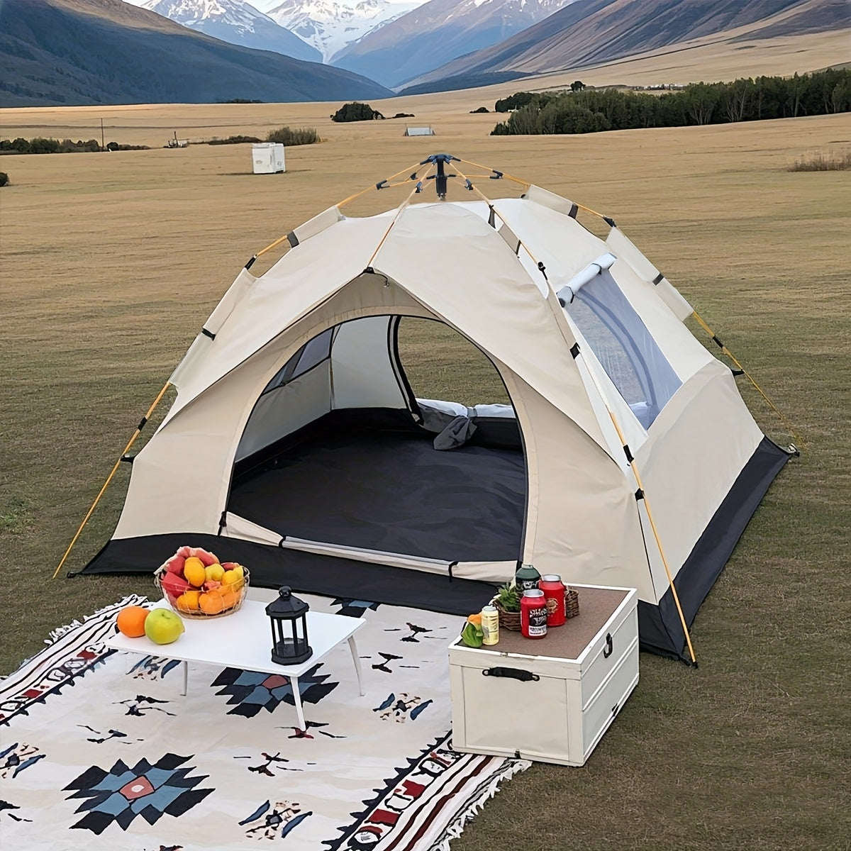 QuickCamp Opklapbare Tent – Comfort en Bescherming voor Elke Outdoor Trip
