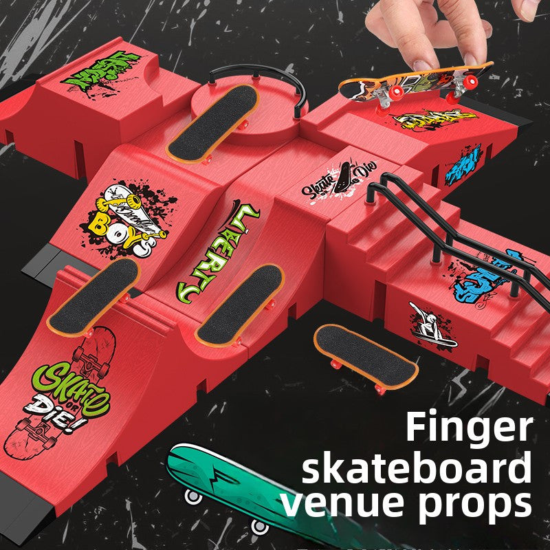 MiniRamp Vinger Skatepark – Creatief Spelplezier en Vaardigheidstraining