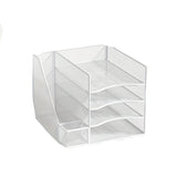 IJzeren papierorganizer en boekensteun | Bureau organizer | Documenthouder voor kantoor of thuis