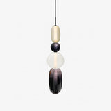 Moderne Hanglamp met Gekleurd Glas