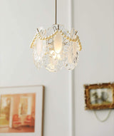 Bloemen Glas Hanglamp - Elegant Design