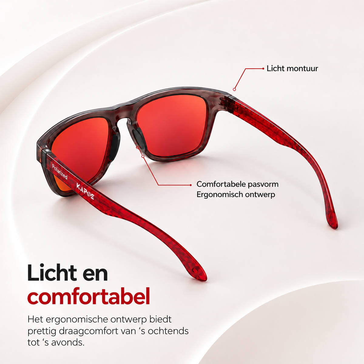 Gepolariseerde zonnebril tegen blauw licht UV400 MetroGuard