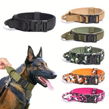 Militaire Tactische Hondenhalsband – Verstelbaar en Duurzaam voor Grote en Middelgrote Honden