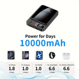 Magnetische Powerbank 10000mAh – Snel en Betrouwbaar