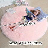 Ronde Fluffy Tapijt - Clouda