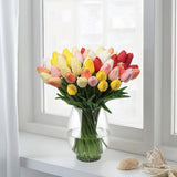 Set van 10 Realistische Tulpen – Perfect voor Bruiloften en Interieurdecoratie