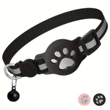 Kattenhalsband met Veiligheidsbuckle en Bel – Verstelbaar voor Katten van Verschillende Maten
