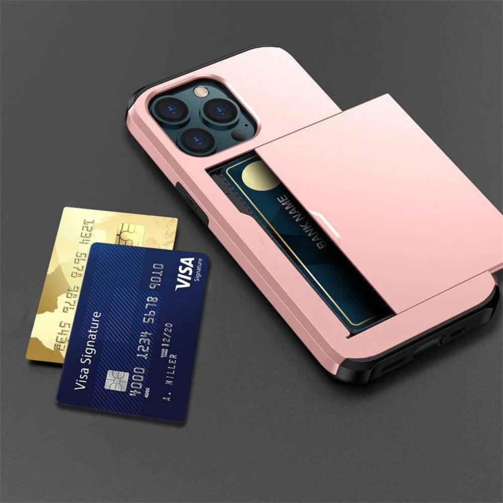 MobuLux | iPhone Portemonnee Hoesje | Luxe Telefoonhoes met Kaartvak en Bescherming