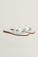 Helena | Dames Leren Slippers met Luxe Ontwerp | Zomer