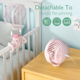 USB Oplaadbare Handheld Koelventilator voor Reizen