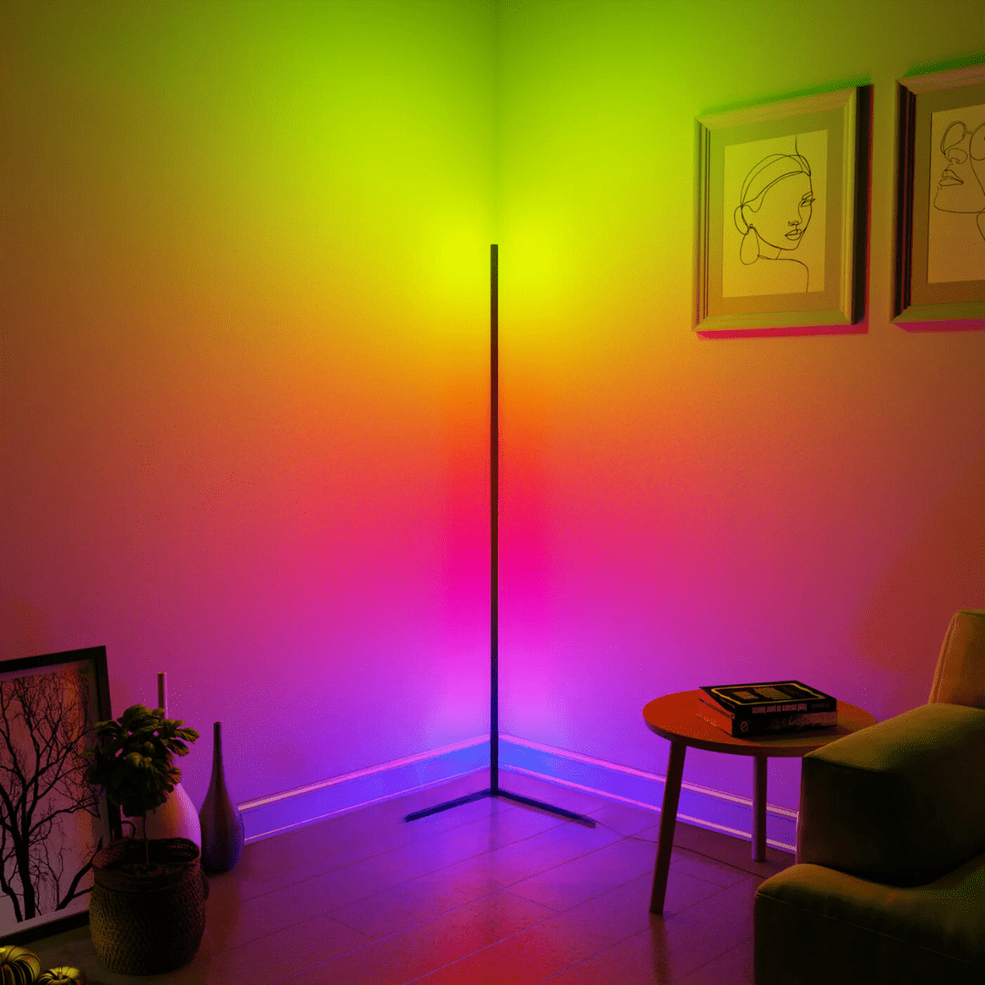 Ambiance Dimbare LED Vloerlamp – Luxe Verlichting met 1+ Miljoen Kleuren