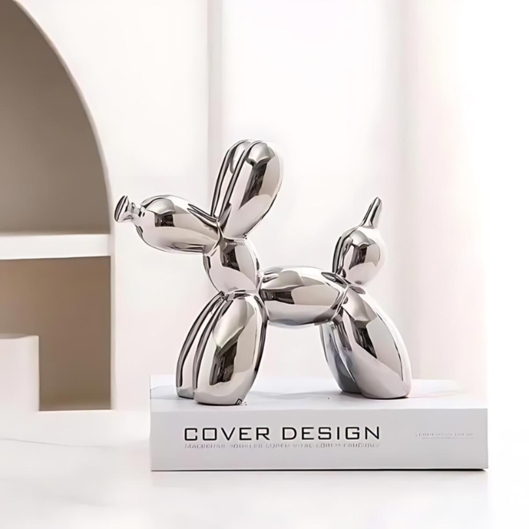 Keramiek Hondenbeeld | Ballonhond Design | Decoratief Kunstwerk | Speelse Eyecatcher | Hoogwaardig Materiaal | Woonkamer Slaapkamer Kantoor | Unieke Moderne Interieurdecoratie | Perfect Cadeau | Diverse Kleuren