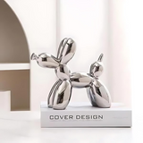 Keramiek Hondenbeeld | Ballonhond Design | Decoratief Kunstwerk | Speelse Eyecatcher | Hoogwaardig Materiaal | Woonkamer Slaapkamer Kantoor | Unieke Moderne Interieurdecoratie | Perfect Cadeau | Diverse Kleuren
