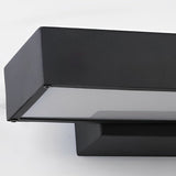Moderne LED Wandlamp met Bewegingssensor en Zwarte Behuizing