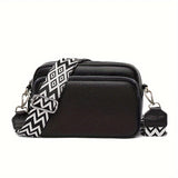 Modieuze Crossbody Tas voor Dames – Casual Schoudertas met Geometrisch Ontwerp