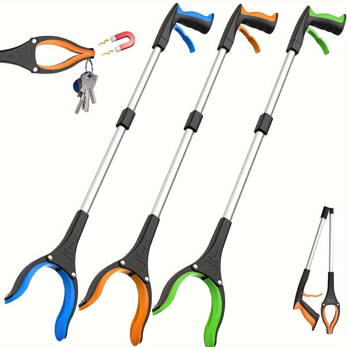 Comfort Grip Grijper met Rotatie – Licht en Handig voor Moeiteloos Bereiken