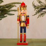 NutcrackerJoy - Houten Notenkraker soldaat figuur voor tijdloze kerst charme