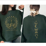 Velaris Stad Van Sterrenlicht Sweatshirt Achterontwerp