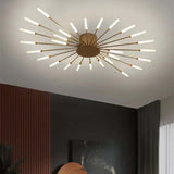 Moderne LED plafondlamp - minimalistisch ontwerp in zonnestraalstijl