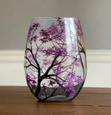 Sandsberg | Wijnglas Four Seasons Tree - handgeschilderde Kunst