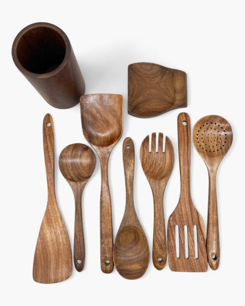 Teakhouten Keukengerei Set