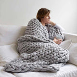 Chunky Strickdecke | Extra Groot & Warm | Woonaccessoire | Handgemaakt Ontwerp
