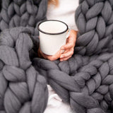 Chunky Strickdecke | Extra Groot & Warm | Woonaccessoire | Handgemaakt Ontwerp