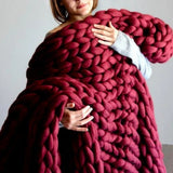 Chunky Strickdecke | Extra Groot & Warm | Woonaccessoire | Handgemaakt Ontwerp