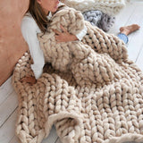 Chunky Strickdecke | Extra Groot & Warm | Woonaccessoire | Handgemaakt Ontwerp