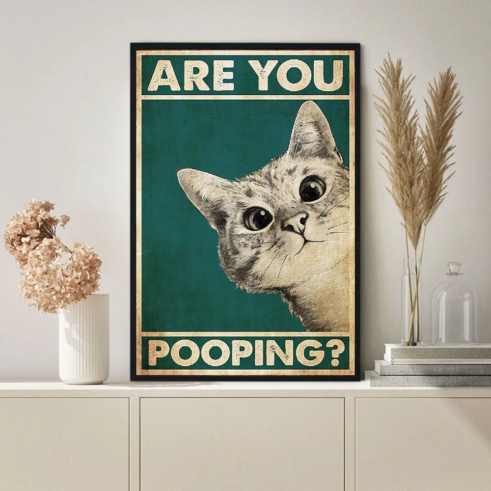 Are You Canvas | De leukste en grappigste canvas voor op het toilet!