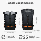 Multifunctionele 35L Rugzak voor Sport & Reizen – SportsPro