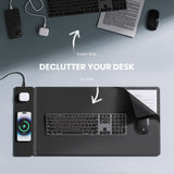 Draadloos Oplaadbaar Bureau Pad – ChargePad Flex