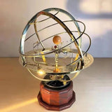 NINEORBIT – Messing Zonnestelsel Display met 5 Precisie Gemaakte Planeten