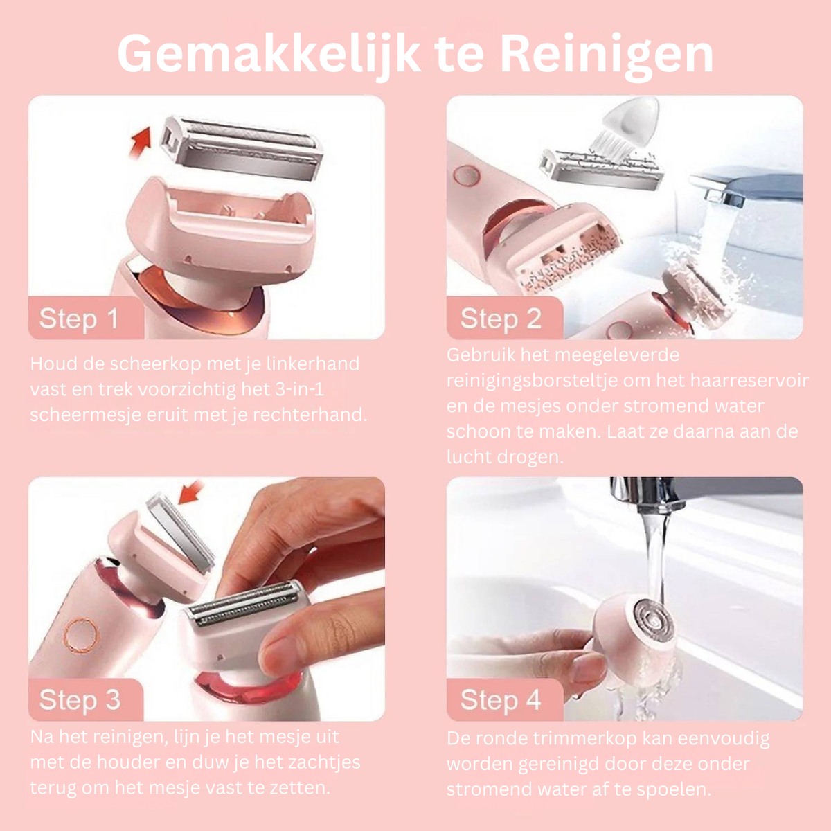 Elektrische Scheerapparaat voor Vrouwen