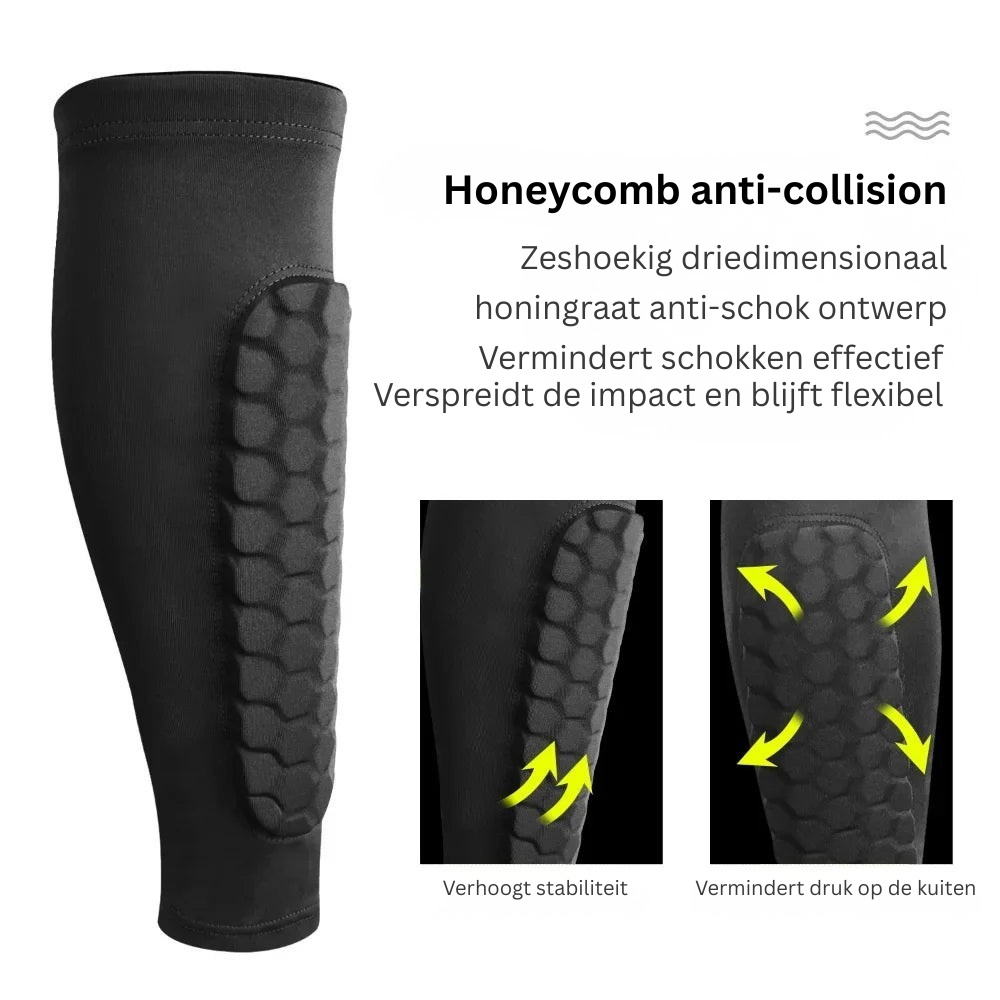Comfortabele Honingraat Scheenbeschermers – Veilig en Ademend