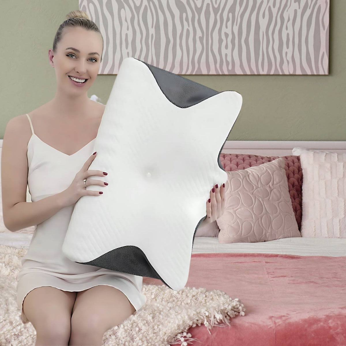 Nekkussen - ComfortEase - Traagschuim - Nekpijn Verlichting