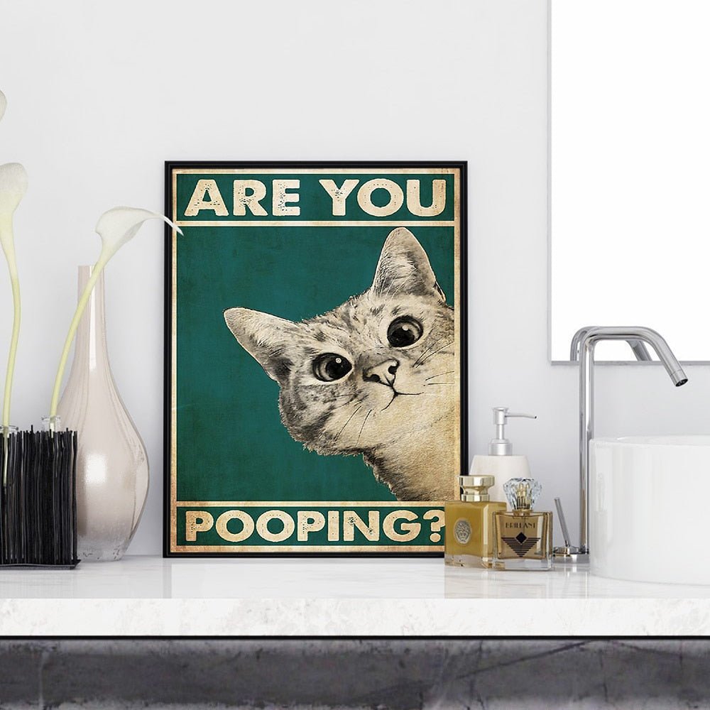 Are You Canvas | De leukste en grappigste canvas voor op het toilet!