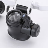 MagnifiView Pro | Verstelbare LED Vergrootglas met 8x, 15x & 23x Lensen