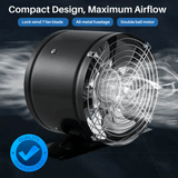 AIRNOVA – Krachtige ventilator voor schone & frisse lucht