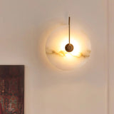 Alabaster LED Wandlamp – Elegant en Rustig Licht