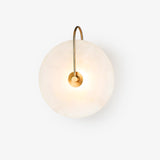Alabaster LED Wandlamp – Elegant en Rustig Licht