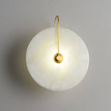 Alabaster LED Wandlamp – Elegant en Rustig Licht